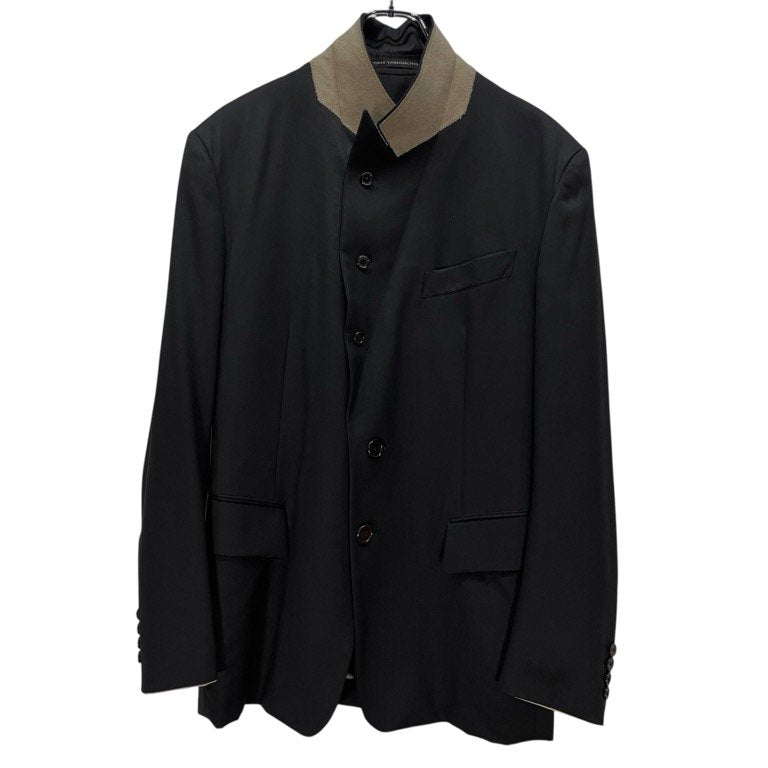 Y's for men ウールギャバジンピークドラペル5Bテーラードジャケット ブレザー ブルゾン コート アウター Yohji Yamamoto Pour Homme ヨウジヤマモトプールオム ワイズフォーメン メンズ