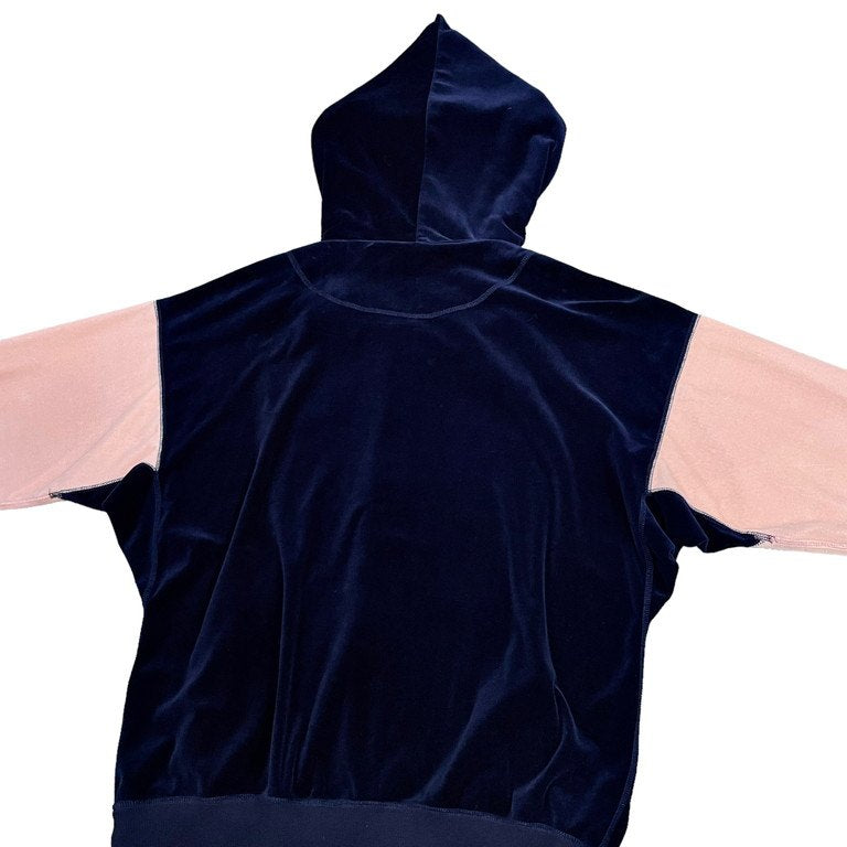 Vivienne Westwood MAN 20AW ベロアバイカラー魔女フードジップアップドルマンパーカー フーディ