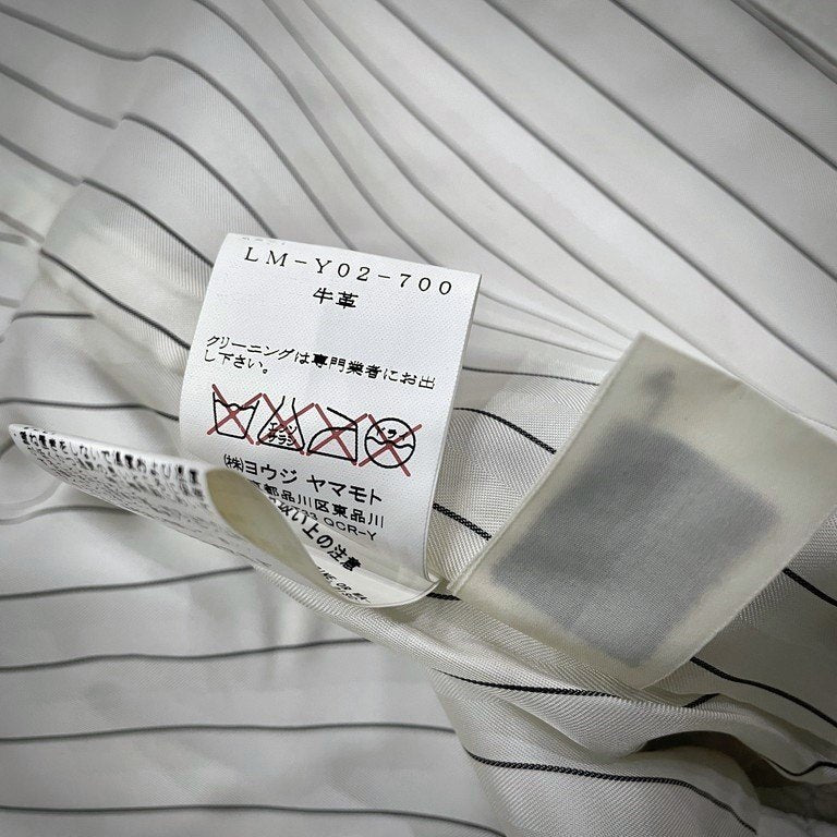 LIMI feu カウレザーベスト ノースリーブジャケット ライダース ブルゾン コート アウター Yohji Yamamoto リミフゥ ヨウジヤマモト レディース