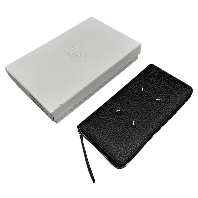 Maison Margiela 4ステッチ グレインレザー ジップアラウンド ラウンドファスナー ロングウォレット 長財布 S56UI0110 P4455 定価111,100円 未使用 メゾンマルジェラ メンズ レディース ユニセックス