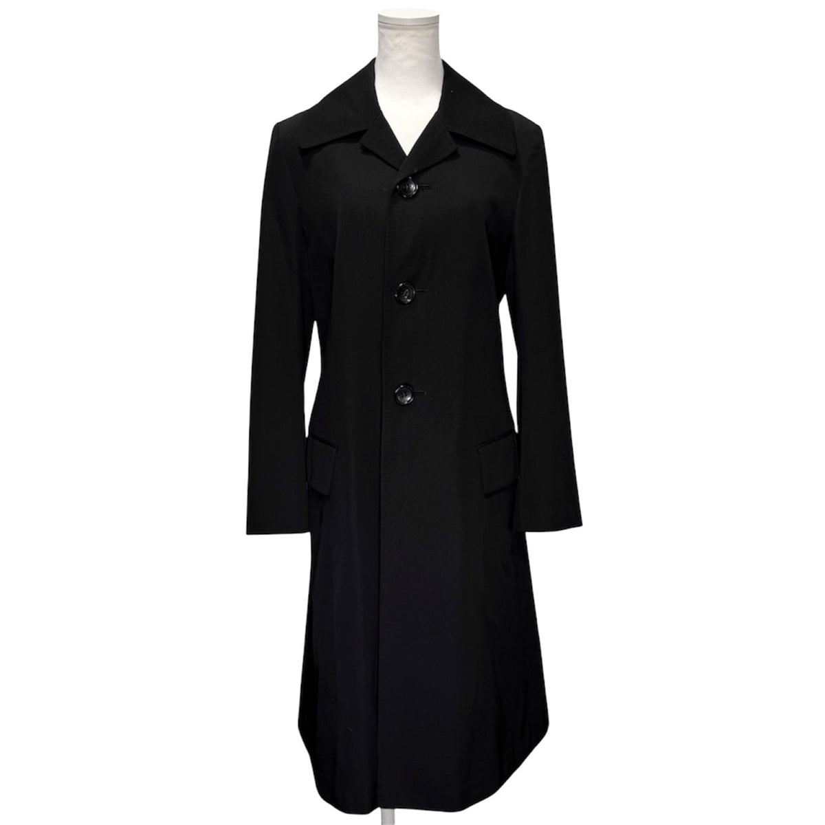 tricot COMME des GARCONS 04SS ウールギャバジンビッグカラーチェスターコート アウター 00s Archive ギャルソン トリコ タオ レディース