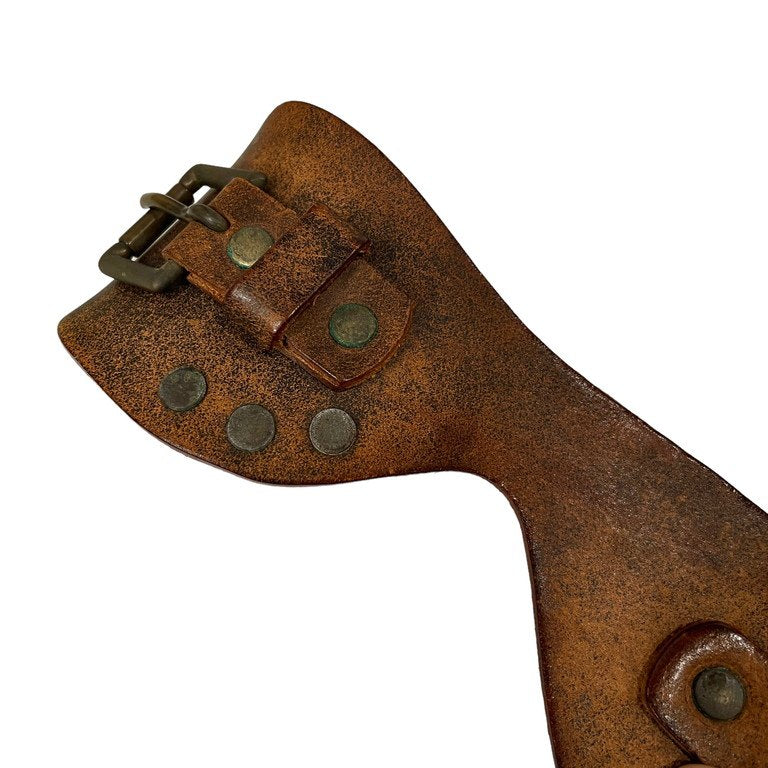 Maison Martin Margiela 10 00SS レザースタッズブレスレット バングル Archive フランス製 アーティザナル