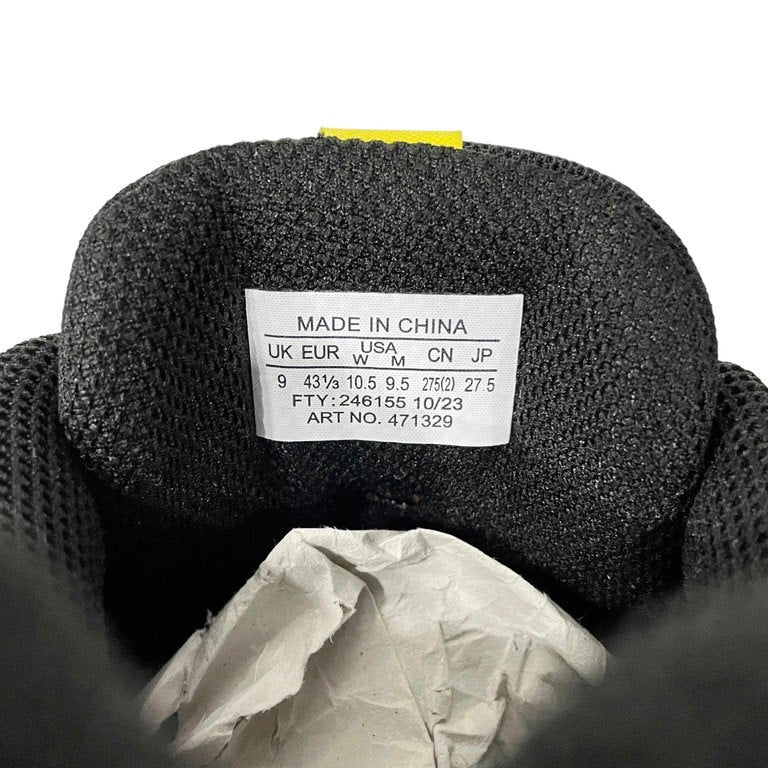 SALOMON XT-4 OG BLACK EBONY SILVER METALLIC X クイックレースローカットスニーカー シューズ 靴 クツ 471329 未使用タグ付き 27.5cm