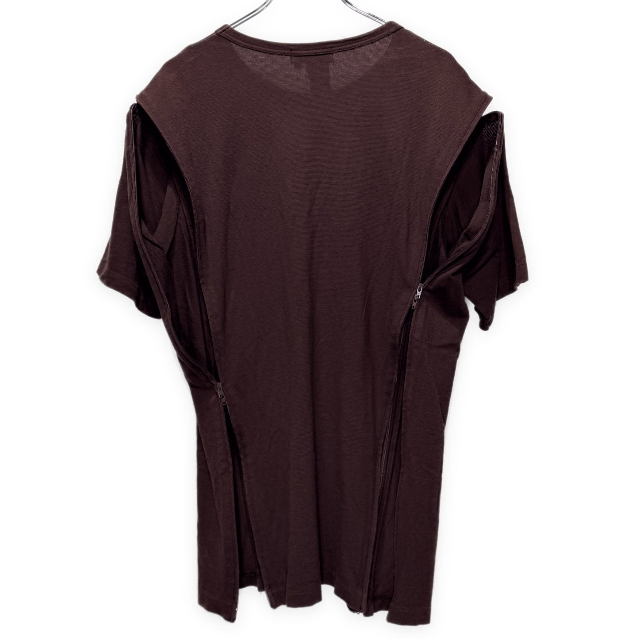 Yohji Yamamoto Pour Homme ジップデザインクルーネックTシャツ カットソー Tee T-shirt トップス Archive 半袖 ヨウジヤマモトプールオム メンズ