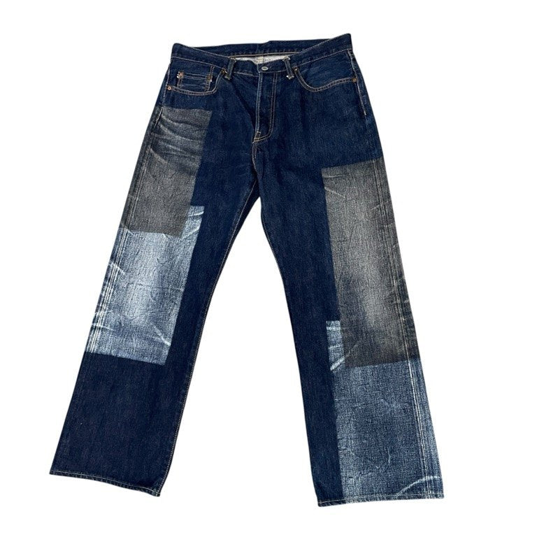 Y's for men × SPOTTED HORSE CRAFT ヴィンテージディテール5ポケットプリントセルヴィッジデニムパンツ ジーンズ ボトムス Archive Yohji Yamamoto Pour Homme ワイズフォーメン ヨウジヤマモトプールオム メンズ