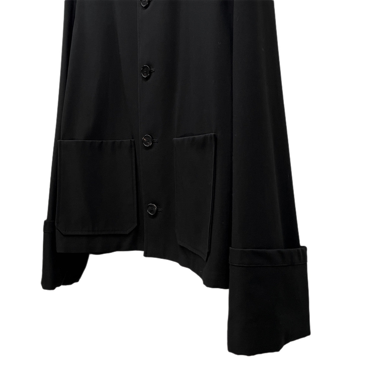 LOEWE FISHERMAN JACKET コットンギャバジン襟裏ラムレザーフィッシャーマンジャケット ブルゾン カバーオール アウター ロエベ メンズ