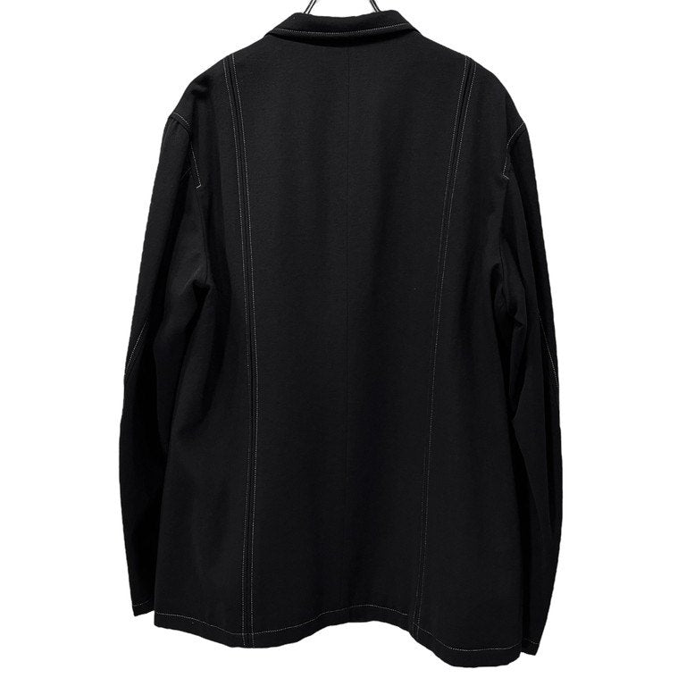 Y's for men ウールドスキングレーステッチセットアップスーツ 4Bテーラードジャケット コート パンツ スラックス トラウザーズ Archive 90s Yohji Yamamoto Pour Homme ヨウジヤマモトプールオム ワイズフォーメン メンズ