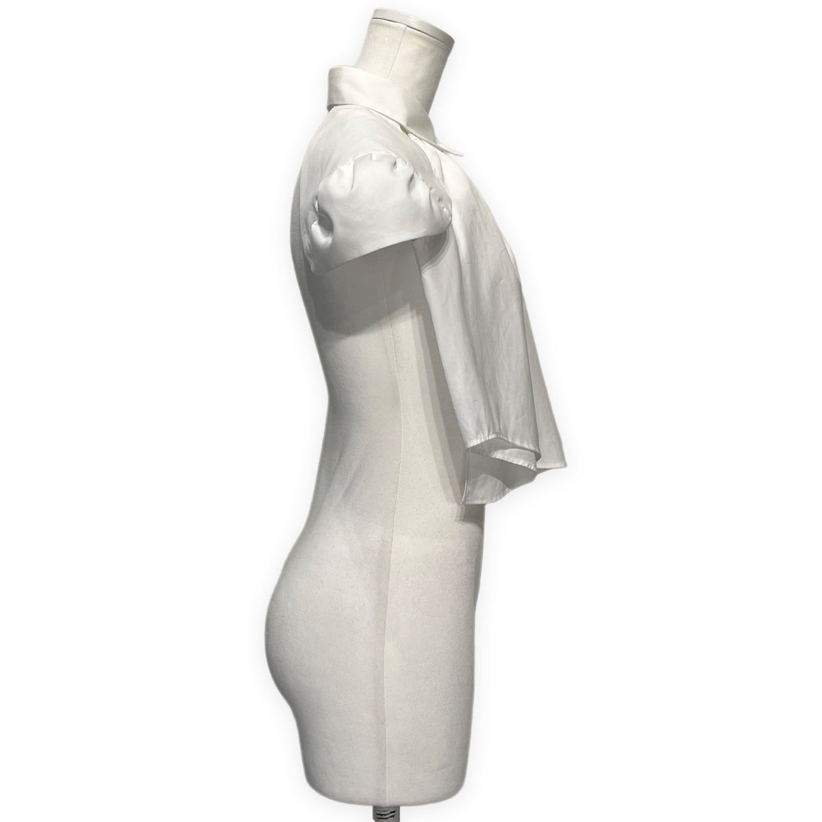 noir kei ninomiya コットンブロードパフスリーブ変形ブラウス シャツ トップス ノワール ケイ ニノミヤ レディース