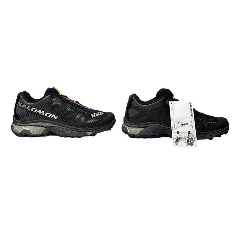 SALOMON XT-4 OG BLACK EBONY SILVER METALLIC X クイックレースローカットスニーカー シューズ 靴 クツ 471329 未使用タグ付き 27.5cm