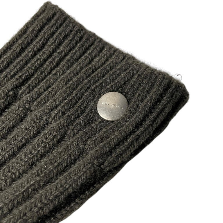 Rick Owens ボタンデザインカシミヤロングリブソックス 靴下 カシミア Archive RA19S0490-WS リックオウエンス メンズ