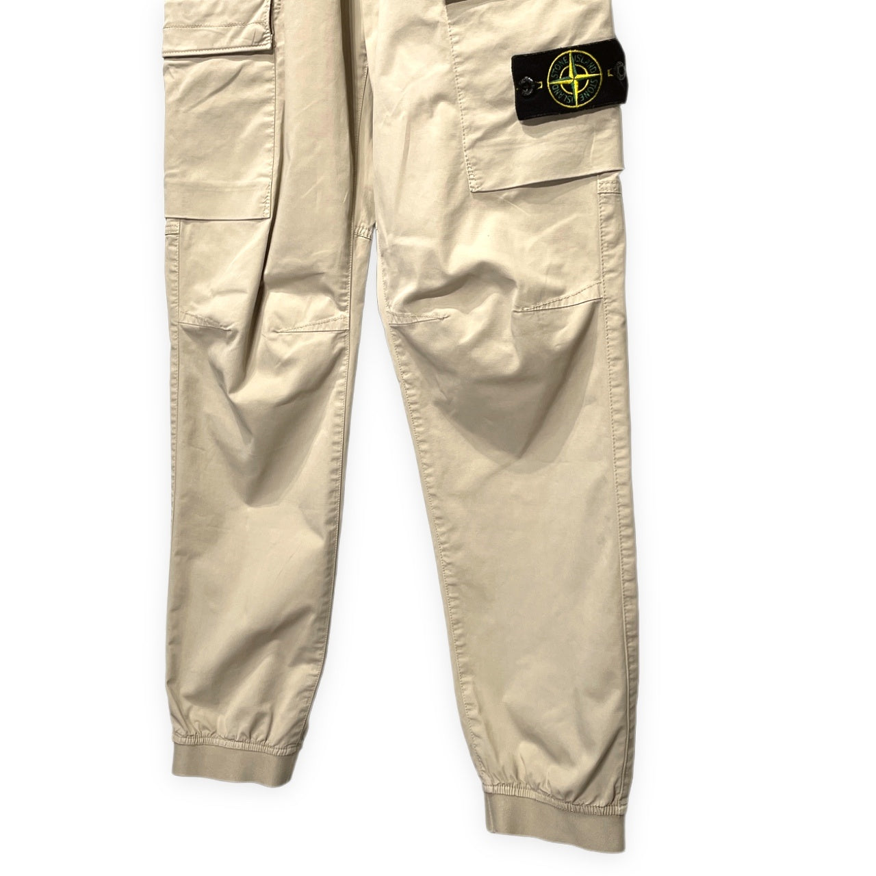 STONE ISLAND 25AW SUPIMA COTTON TWILL STRETCH-TC スーピマコットンツイルストレッチカーゴジョガーパンツ ボトムス K2S153100031 S0010 V009A 定価83,600円 ストーンアイランド メンズ