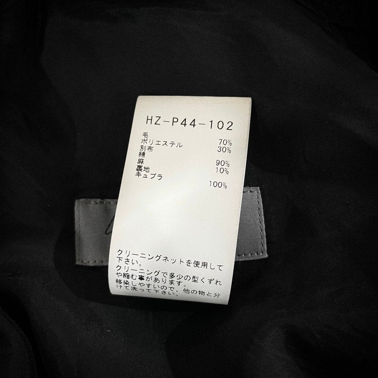 Yohji Yamamoto Pour Homme 23SS SUMMER TUXEDO U-RANDOM TUCK PANTS サマータキシードクロスランダムタックパンツ スラックス トラウザーズ ボトムス HZ-P44-102 ヨウジヤマモトプールオム メンズ