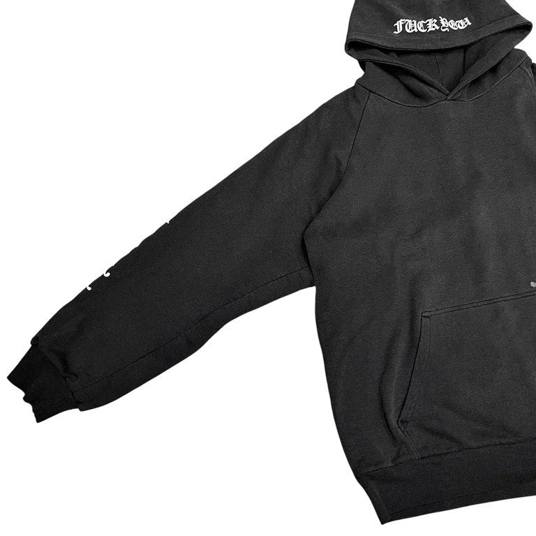 CHROME HEARTS Horseshoe Pullover FUCK YOU Hoodie ホースシュープリントサーマルプルオーバーパーカー フーディ Archive 90s トップス ロゴ クロムハーツ メンズ
