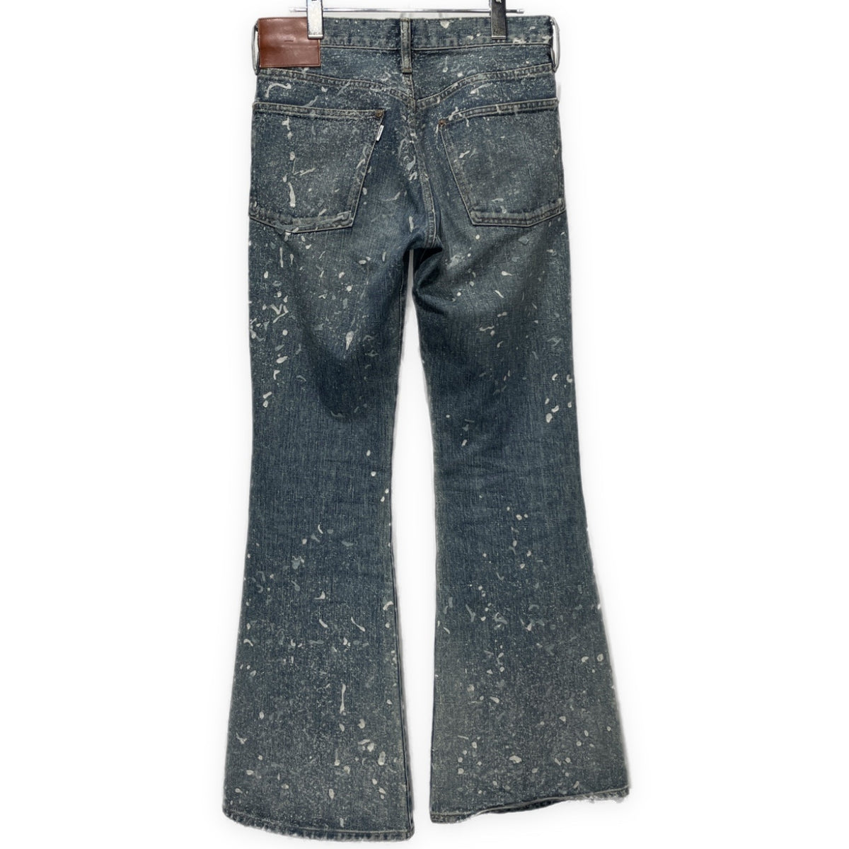 SUGARHILL 24AW MOLDED DENIM TROUSERS FLARED CUT フロッキーペンキプリントフレアデニムパンツ ジーンズ ボトムス ペイント 2411300416 定価70,400円 シュガーヒル メンズ