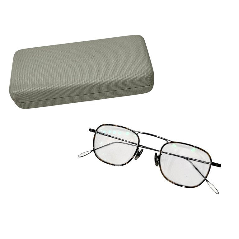 YUICHI TOYAMA W.Walter U-068W col.10 ハイブリッジスクエアメタルフレームウィンザーセルリムメガネ アイウェア 眼鏡 定価45,100円 ユウイチトヤマ メンズ レディース ユニセックス