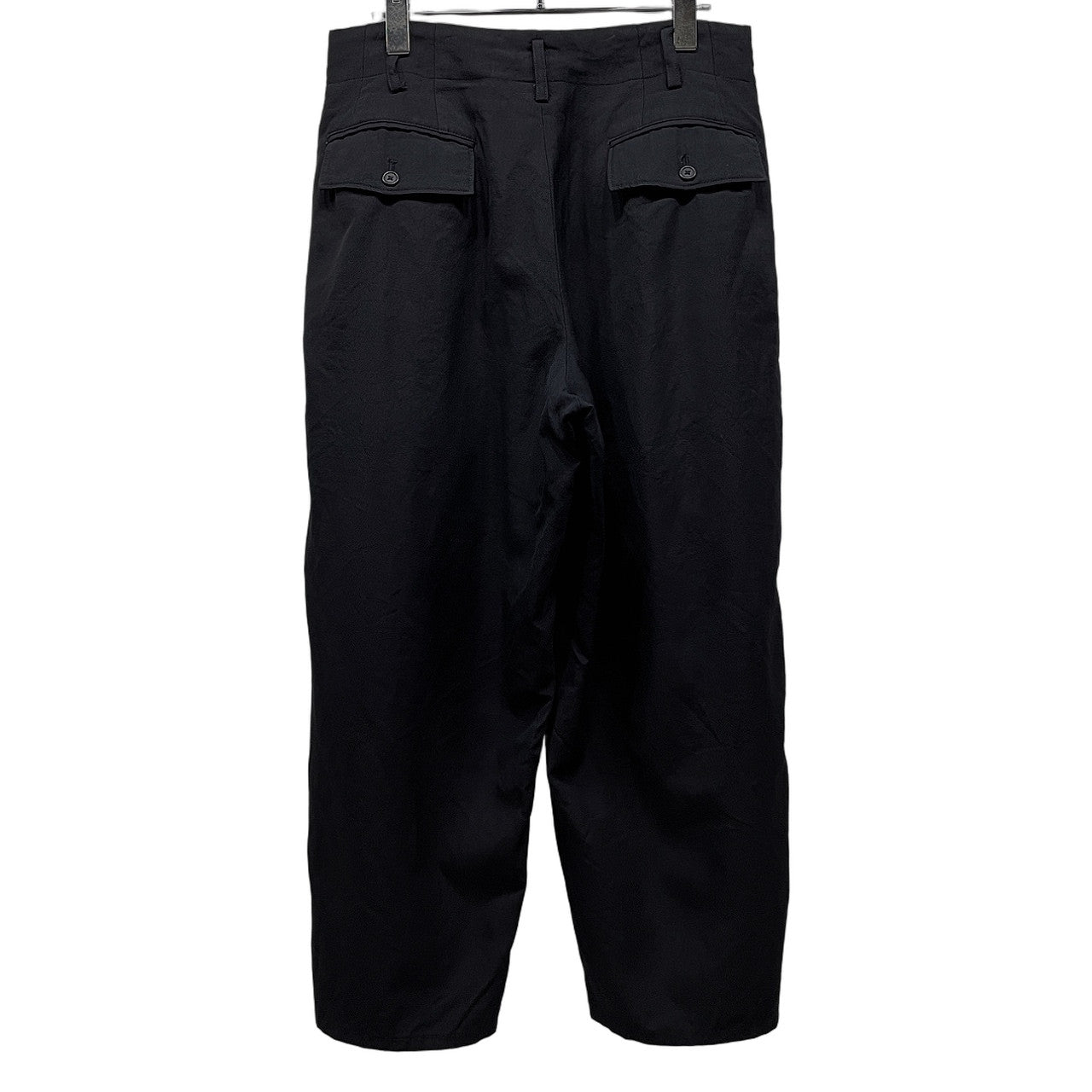 Y's for men ウールサージ3タック脇テープワイドパンツ サイドライン 側章 スラックス トラウザーズ ボトムス Archive 90s Yohji Yamamoto Pour Homme ヨウジヤマモトプールオム メンズ