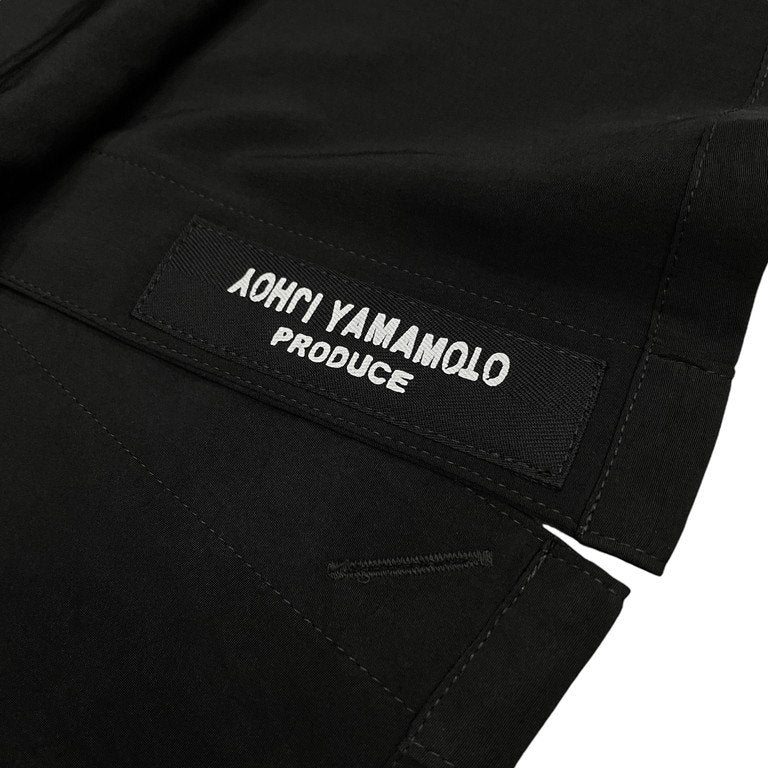 Yohji Yamamoto Pour Homme 22SS TA/TUXEDO OPEN COLLAR FRONT PLACKET BLOUSE トリアセテートポリエステルタキシードオープンカラーフロントポケットシャツ A-開襟前立て付きB 定価61,600円 ヨウジヤマモトプールオム メンズ