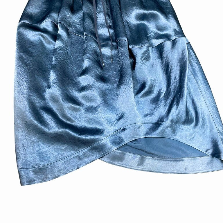 Vivienne Westwood RED LABEL 24SS アセテートサテンアシンメトリーイージーコクーンスカート パンツ ボトムス ドローストリング ヴィヴィアンウエストウッド レッドレーベル レディース