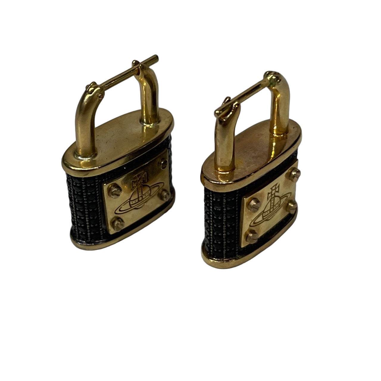 Vivienne Westwood オーブプレートパドロックピアス 南京錠 鍵 イヤリング アクセサリー 小物 ヴィヴィアンウエストウッド メンズ レディース ユニセックス