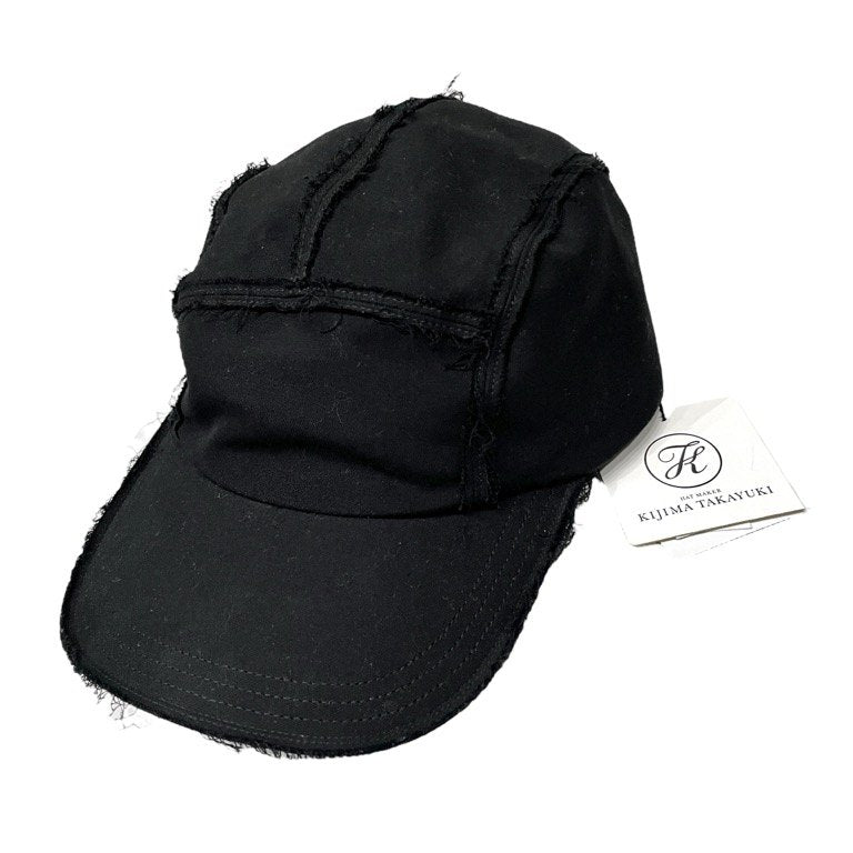 KIJIMA TAKAYUKI INSIDE OUT JET CAP コットンコンパクトダブルクロスインサイドアウトカットオフジェットキャップ 帽子 ハット MYYY252604 定価17,600円 未使用タグ付き キジマタカユキ メンズ