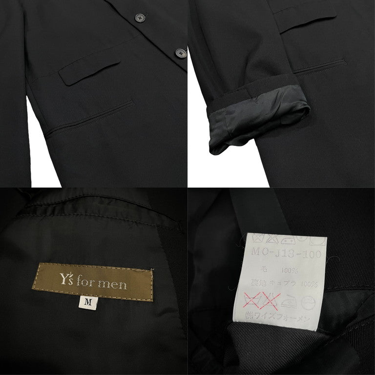 Y's for men ウールギャバジンマルチポケット3Bテーラードジャケット