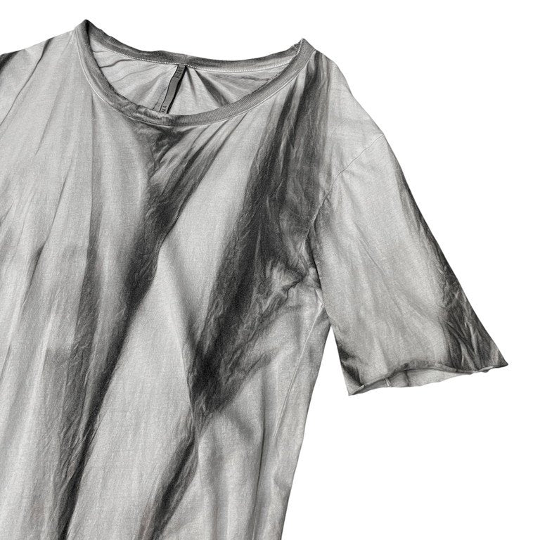 SILENT DAMIR DOMA ムラ染めカットオフパイピングカットソー Tシャツ Tee T-shirt トップス 半袖 サイレント ダミールドーマ ダミールドマ メンズ レディース ユニセックス