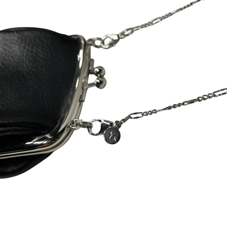 Y's レザーがま口小物入れネックレス ペンダント アクセサリー コインケース ミニウォレット 財布 YG-A04-710 Yohji Yamamoto Femme ワイズ ヨウジヤマモトファム レディース メンズ ユニセックス