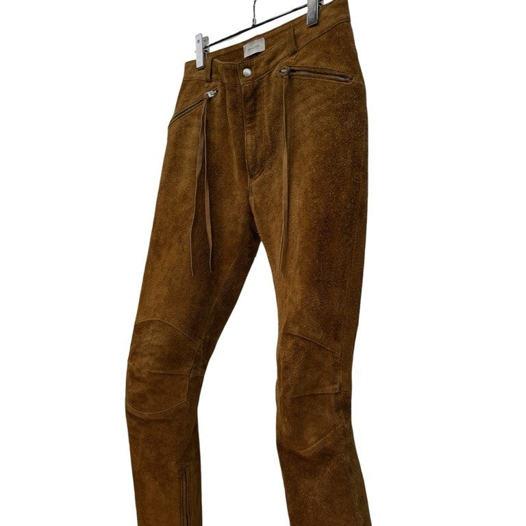BED J.W. FORD スエードホースレザージョッパーズパンツ ジップ ウエスタン スウェード ボトムス ベッドフォード メンズ