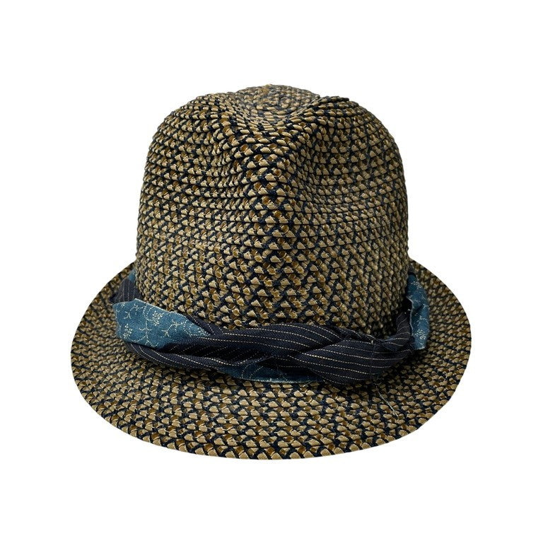 KAPITAL 14AW ベルベットブレード フェドーラHAT ハット フレンチリネンリボンハット 中折れハット ヘッドウェア 帽子 Archive キャピタル K1412XH309