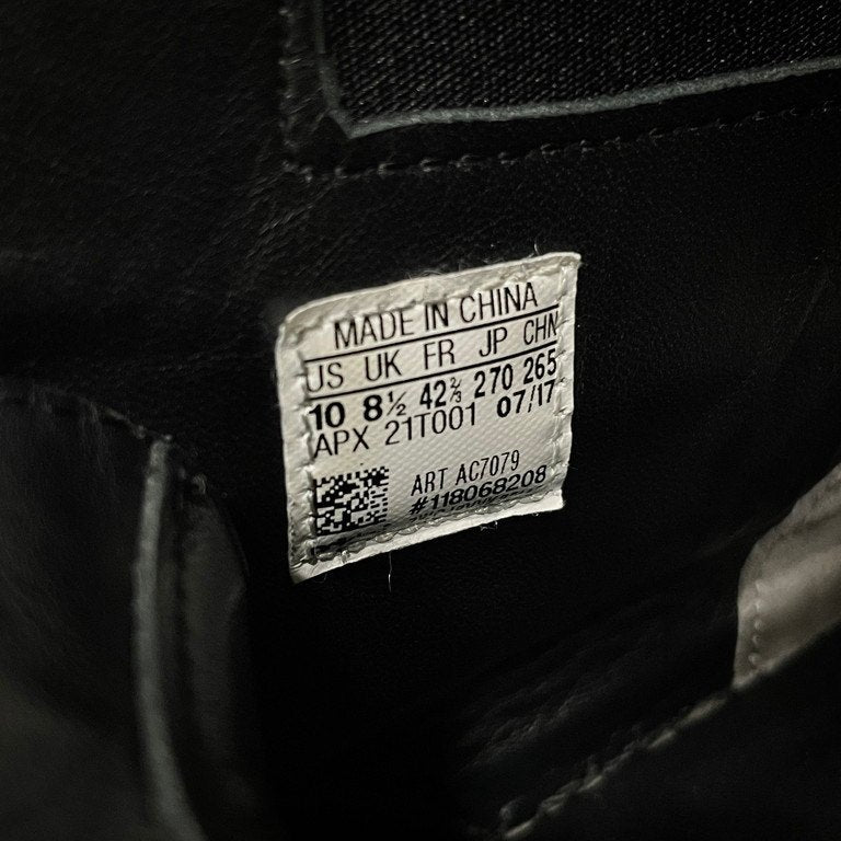 Yohji Yamamoto x adidas YY 80’s LOGO SUPERSTAR オールド丸文字ロゴ刺繍ソフトレザーフロントジップハイカットスニーカー シューズ 靴 クツ ブーツ 定価62,640円 ヨウジヤマモト アディダス メンズ