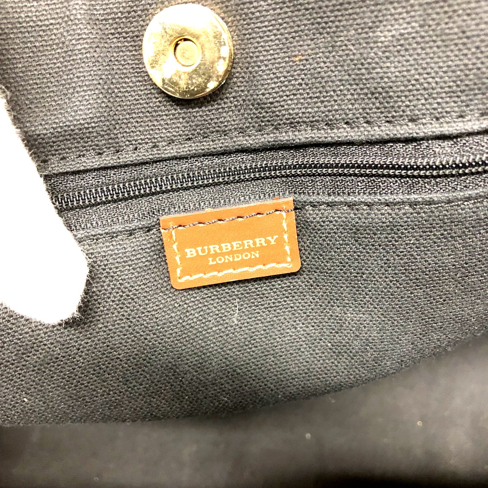 BURBERRY トートバッグ PVC レザー