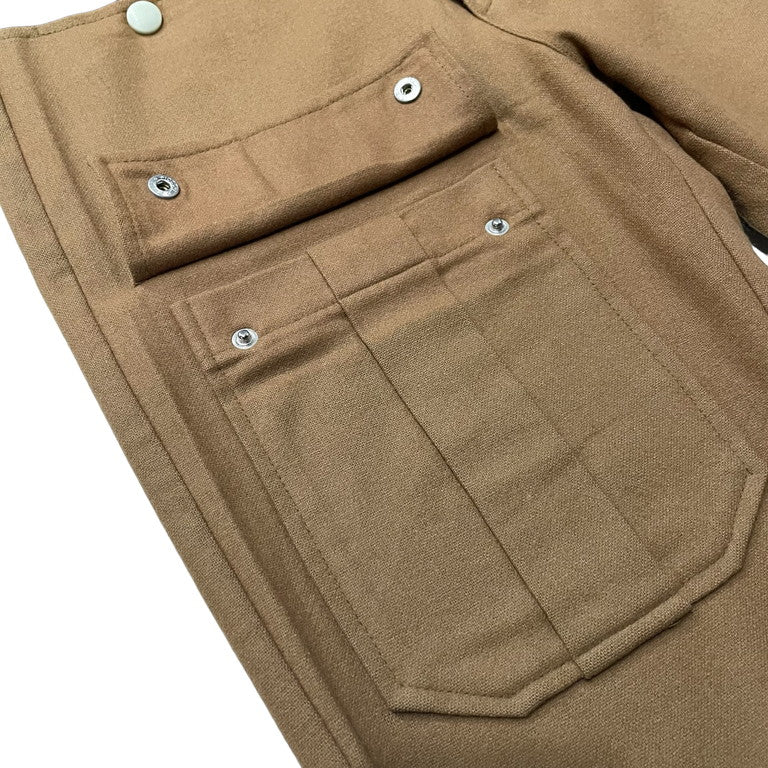 W< ウールフランネルパッチワークデザインパンツ 90s 希少 Archive 切り替え Walter Van Beirendonck