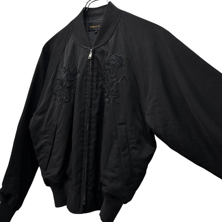 COMME des GARCONS 92SS ウールギャバジン富士龍刺繍スーベニアジャケット Archive Unfinished AD1991 90s 港商コラボ元ネタ 希少 スカジャン ブルゾン コート アウター コムデギャルソン
