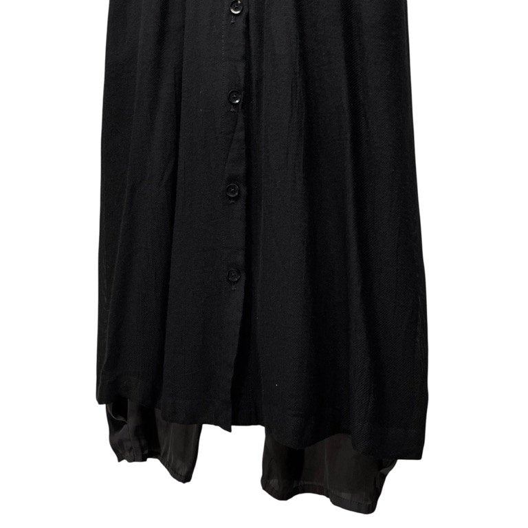 Yohji Yamamoto Pour Homme 14SS キュプラレーヨン切替クロップドラップパンツ LOOK 8 Archive ボトムス ヨウジヤマモトプールオム メンズ