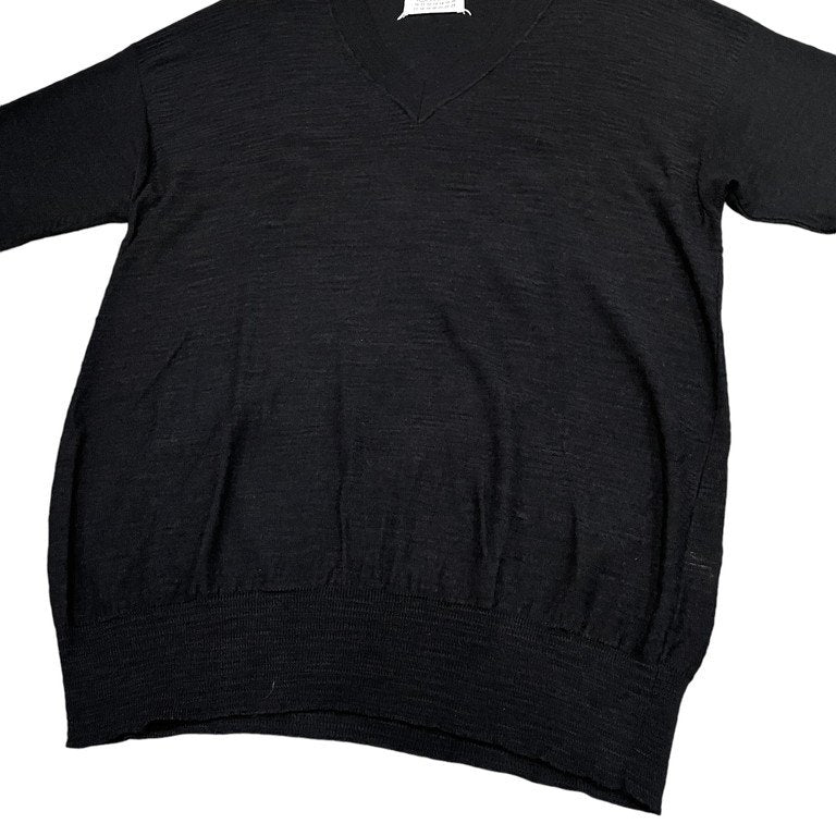 Maison Martin Margiela 1 11SS レーヨンウールディープVネックニットセーター