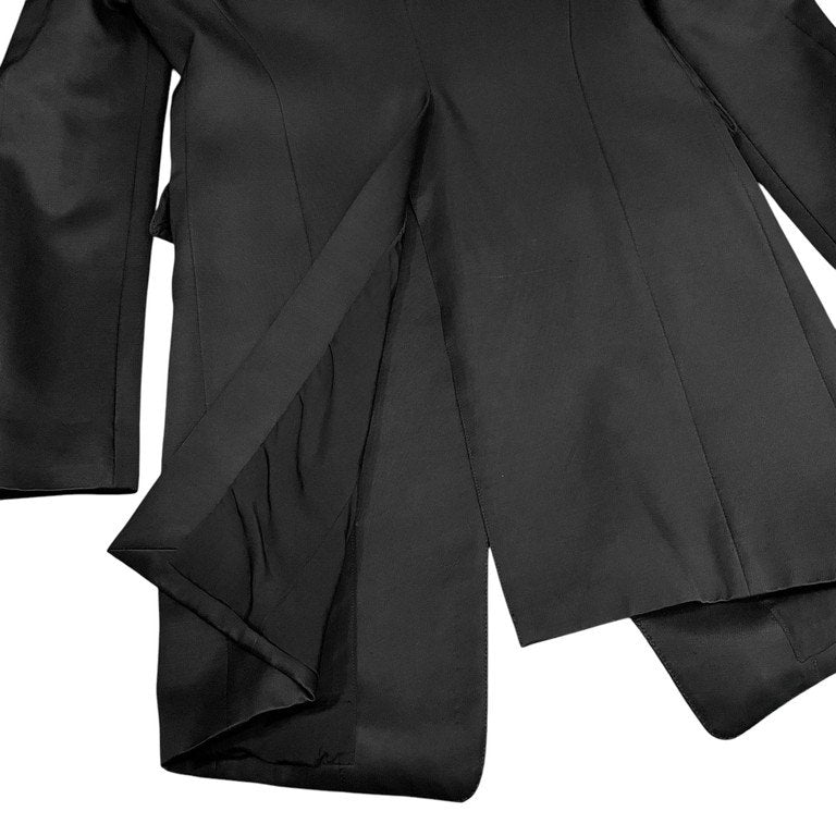 JULIUS 10AW コットンキュプラカルゼ1Bチェスターコート ロングテーラードジャケット goth_ik; ブルゾン アウター ユリウス メンズ