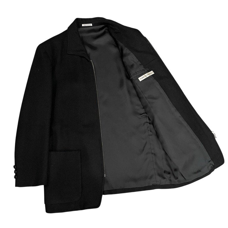 TOKIO KUMAGAI ウールフラノジップアップハーフコート ジャケット ブルゾン アウター フランネル Archive 80s 90s トキオクマガイ メンズ