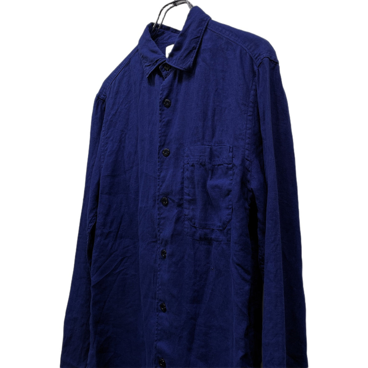 STONE ISLAND 16SS ロゴ刺繍レギュラーカラーリネンシャツ ブラウス トップス ストーンアイランド メンズ