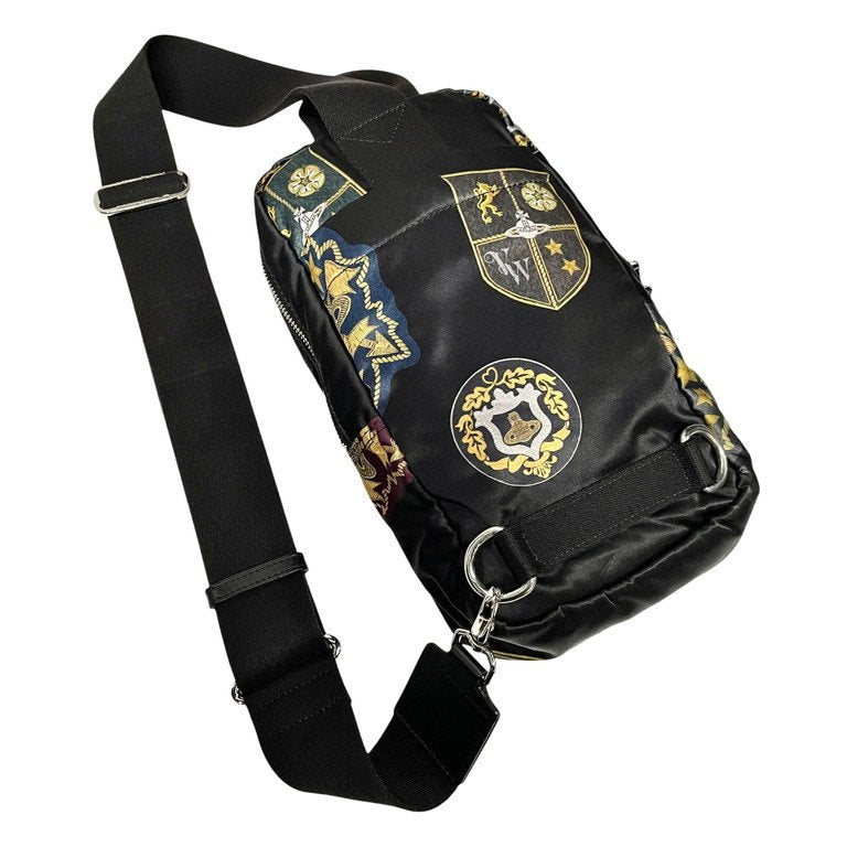 Vivienne Westwood 紋章オーブプリントレザーパッチボディバッグ ショルダー 鞄 カバン ヴィヴィアンウエストウッド メンズ レディース ユニセックス