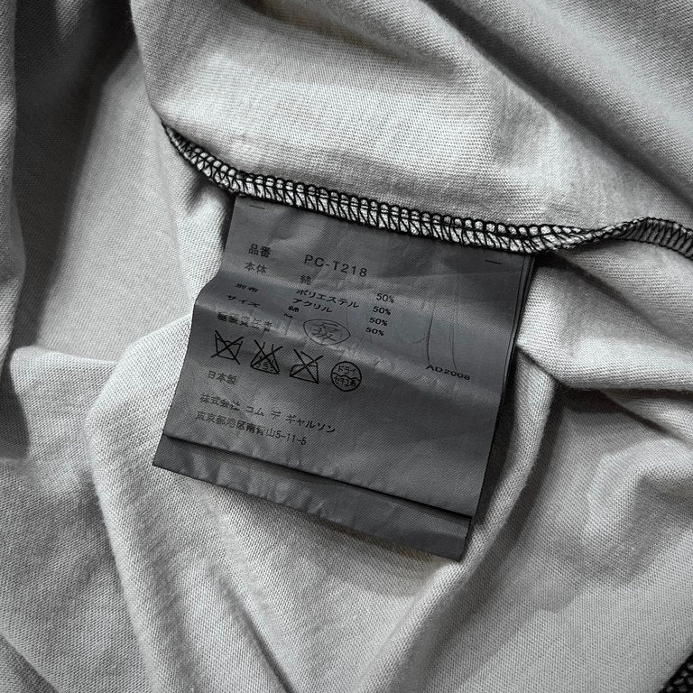 COMME des GARCONS HOMME PLUS EVER GREEN 03AW カーブ復刻 ラグランスリーブツートーンVネックTシャツ カットソー Tee T-shirt トップス バイカラー Archive 09SS Curve コムデギャルソンオムプリュス エバーグリーン メンズ