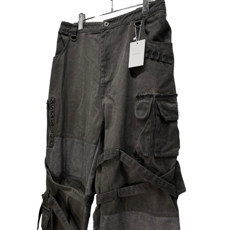 UNDERWATER Scavenger Heavyduty Multi プロダクトダイマルチポケットボンテージカーゴパンツ 製品染め テクノ テック ベルト ボトムス 未使用タグ付き アンダーウォーター メンズ