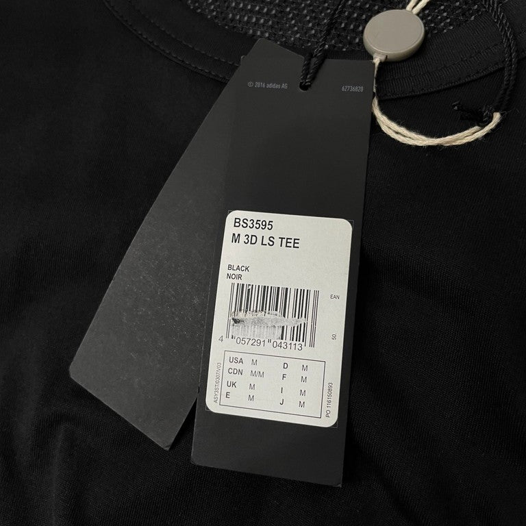 Y-3 17SS M 3D L/S コットン天竺セーラーデティールカットソー タグ付 ショルダーパッチ トップス ワイスリー レディース