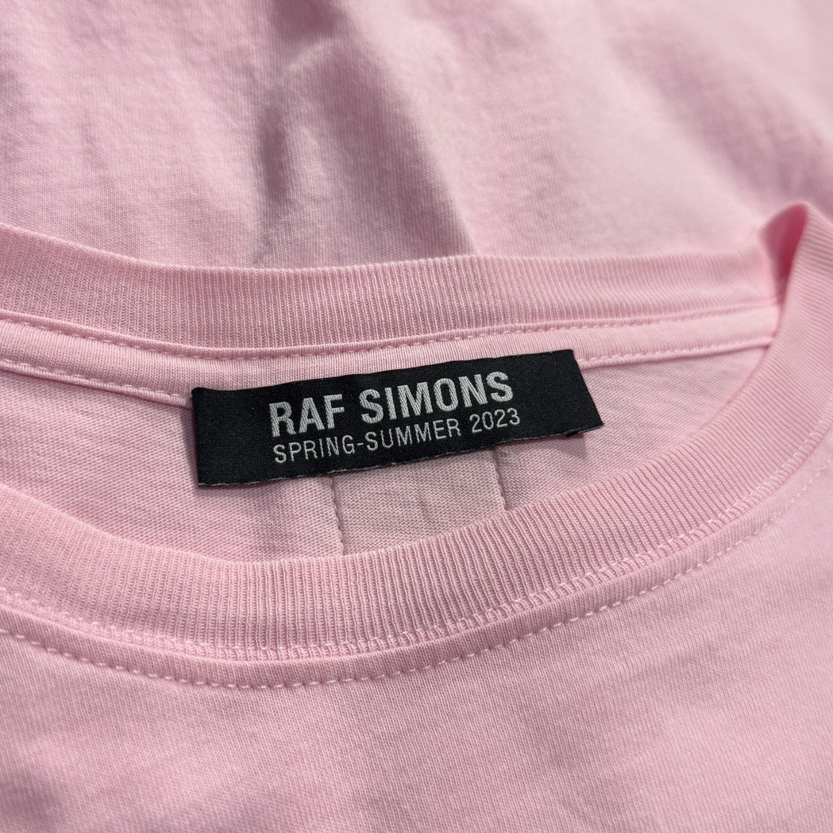RAF SIMONS 23SS OVERSIZED T-SHIRT WITH HAND SIGN PRINT ハンドサインプリントクルーネックTシャツ カットソー Tee T-shirt トップス 半袖 ラフシモンズ メンズ