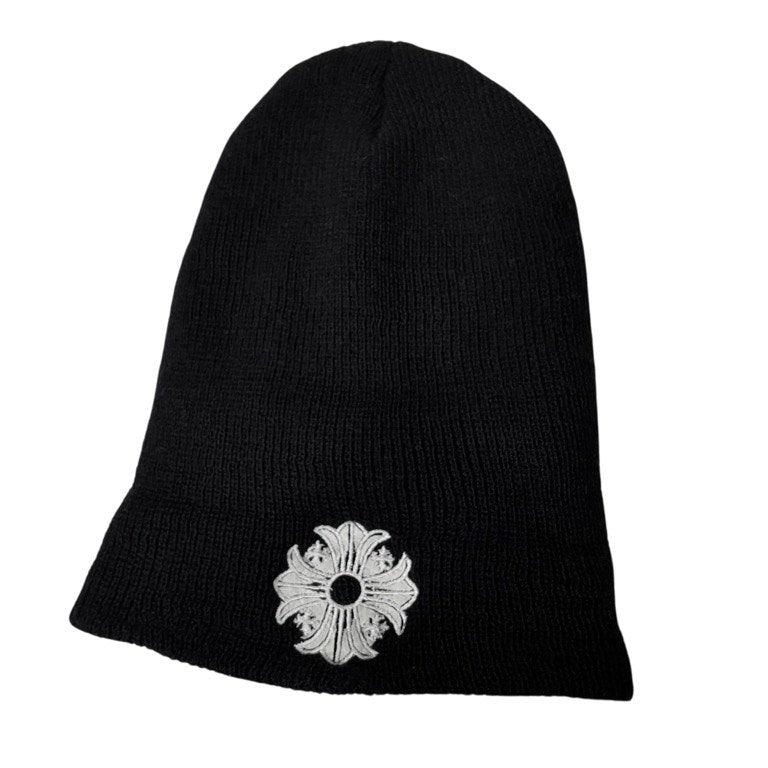 CHROME HEARTS WOOL WATCH CAP CHプラス刺繍ウールニットビーニー キャップ 帽子 ブラック クロムハーツ メンズ レディース ユニセックス