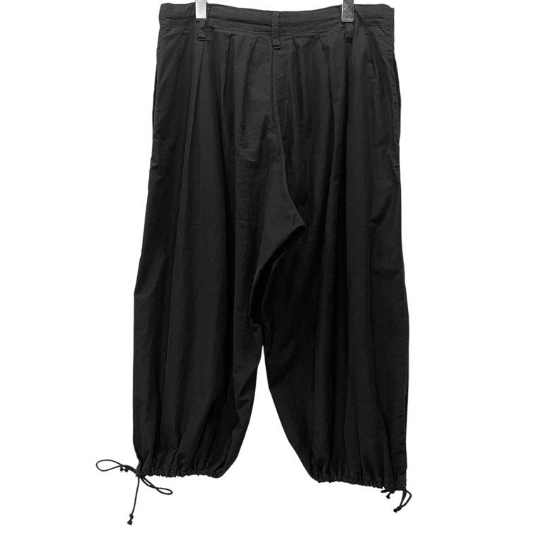 Yohji Yamamoto Pour Homme 18SS コットンギャバジンドローストリングバルーンパンツ 16タック ボトムス 定番 ヨウジヤマモトプールオム メンズ