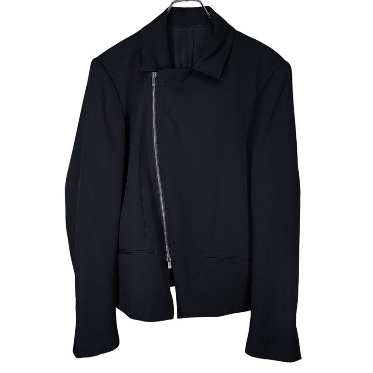 FUMITO GANRYU 25SS Spencer Riders Jk ウールギャバジンスペンサーライダースジャケット ブルゾン コート アウター Fu13-Ja-01 定価74,800円 フミトガンリュウ メンズ