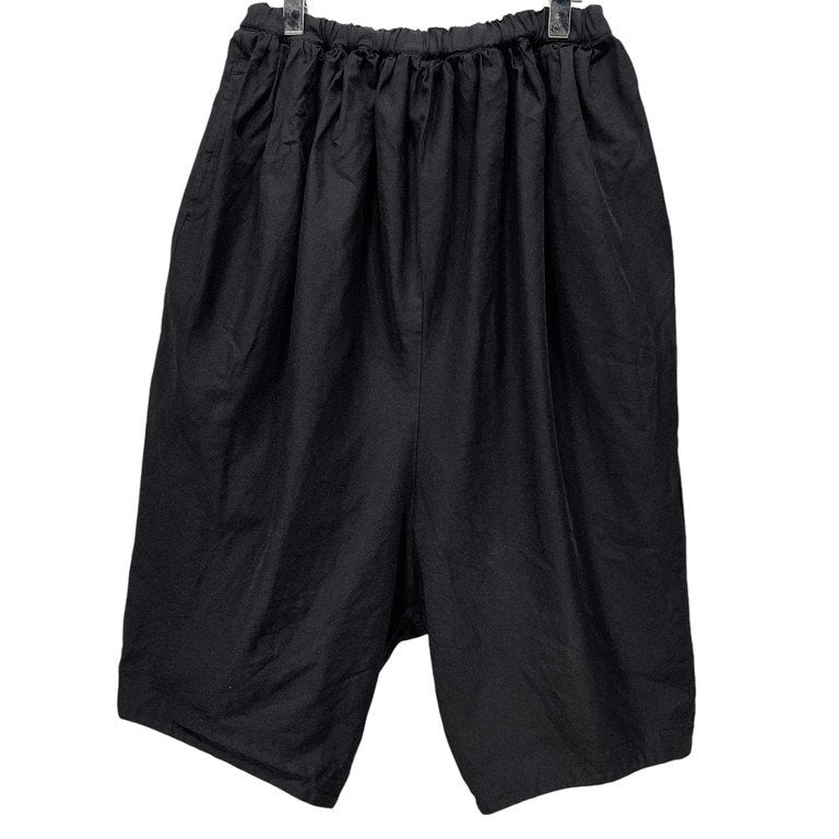 COMME des GARCONS 18SS ポリエステル縮絨サルエルワイドイージーパンツ ポリ縮 CDG ウエストゴム ドローストリング コムデギャルソン レディース