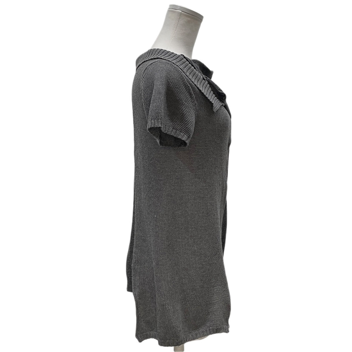 Y's 天竺ニットドッキングアシンメトリーカットソー トップス Tシャツ 半袖 Yohji Yamamoto Femme ワイズ ヨウジヤマモト レディース