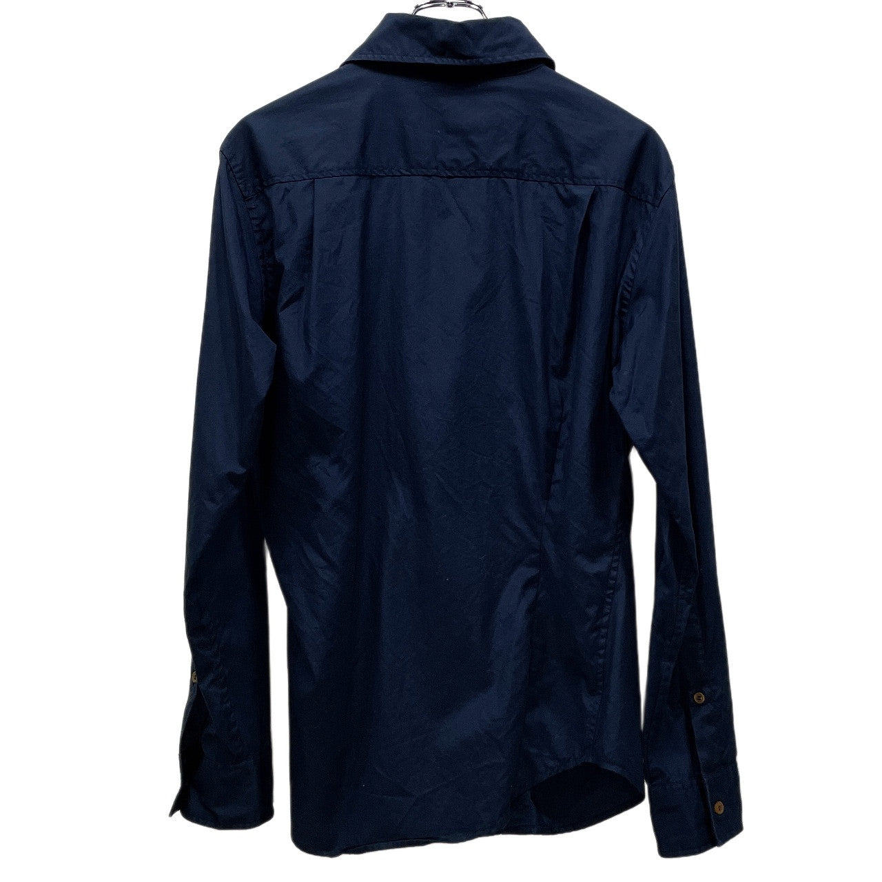 Vivienne Westwood MAN 25AW コットンブロードオーブ刺繍アシンメトリーカラーシャツ ブラウス トップス 長袖 ヴィヴィアンウエストウッド マン メンズ