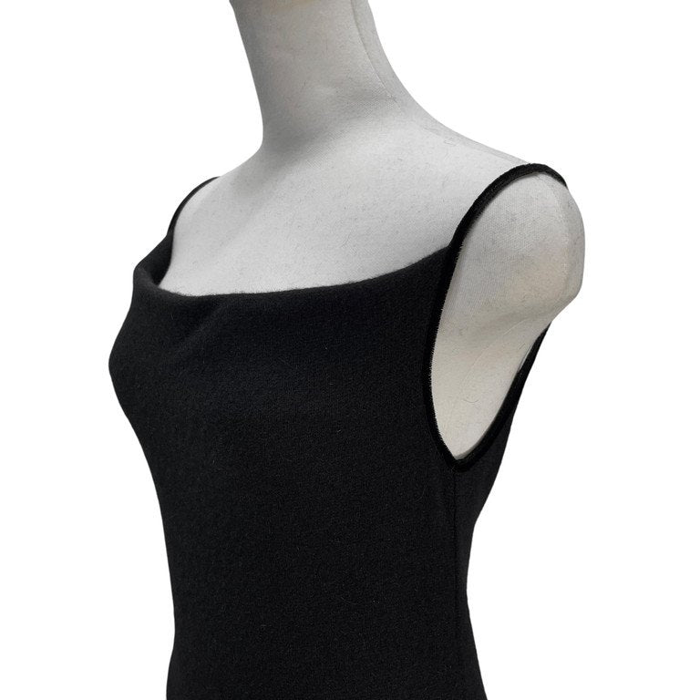 Yohji Yamamoto +NOIR ウールアンゴラニットノースリーブロングワンピース トップス アウター ドレス ヨウジヤマモト プリュスノアール レディース